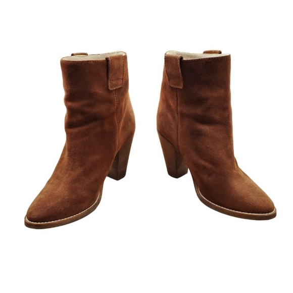 Aquatalia Brown Suede Boots Size: 6 - Picture 2 of 6